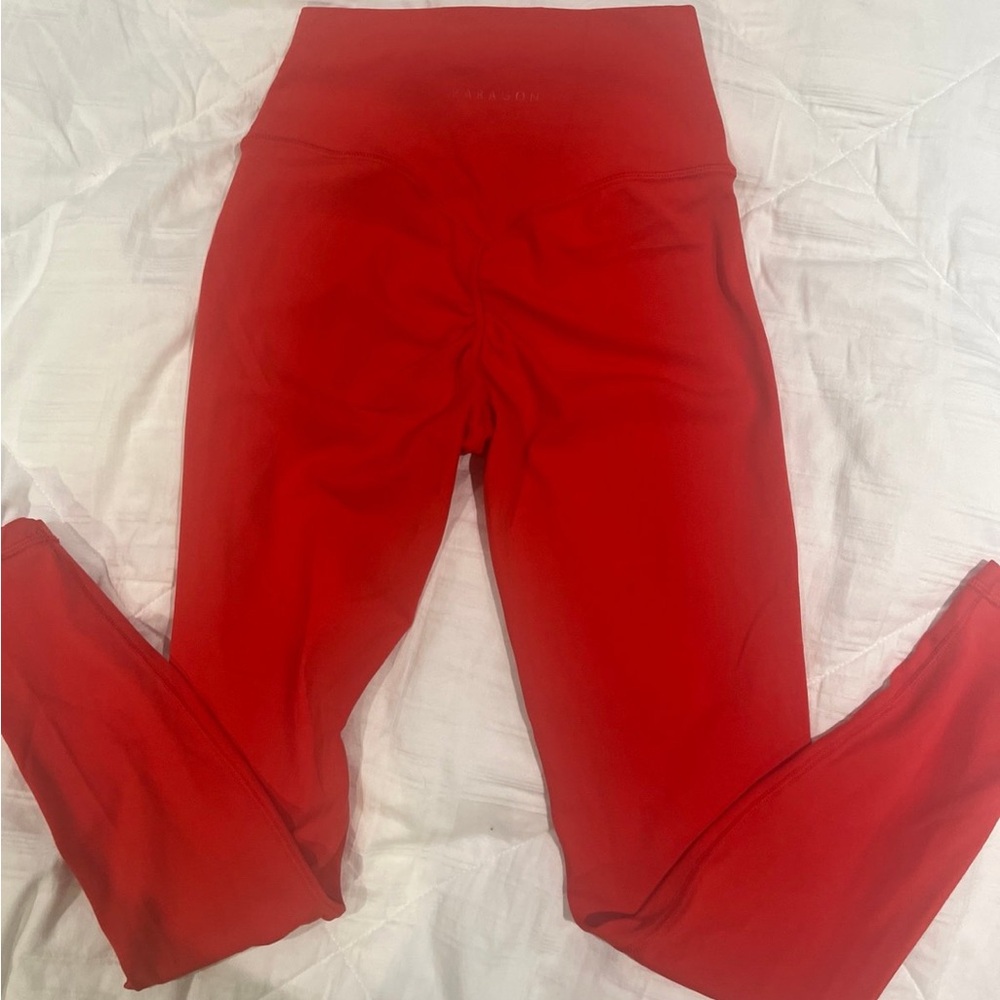 Paragon fitwear sculptseam rec stretch Red Leggings